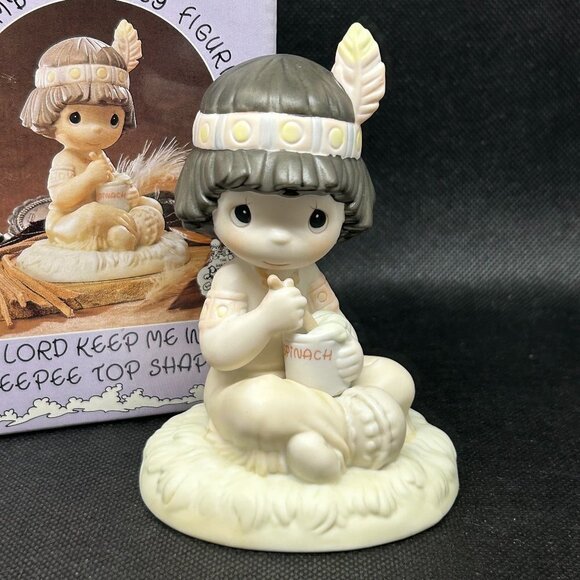 Precious Moments "Lord Keep Me In Teepee Top Shape" figurine - Picture 1 of 3